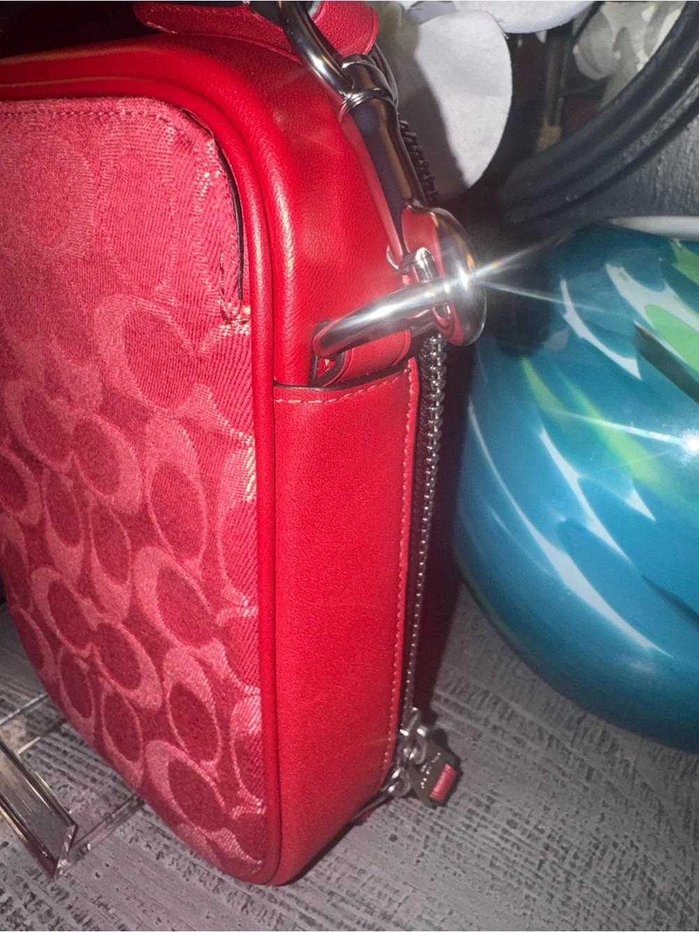 Coach crossbody red
